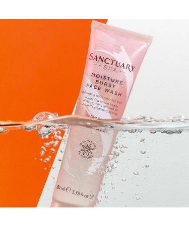 Sanctuary Spa Moisture Burst Gel Facial Wash 100ml - Hydrating Face Wash - Buy Online on GoSupps.com