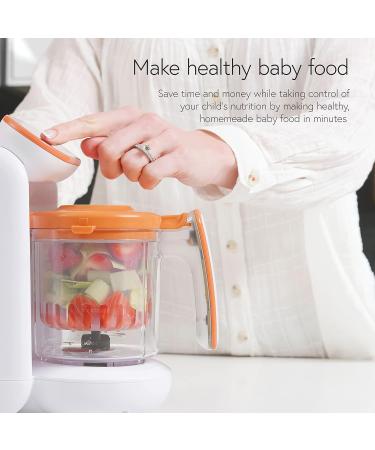 Quook 5-in-1 Baby Food Maker by Quark- Easy-to-Use Baby Food Processor - Baby Bottle Warmer Steamer Blender and Food Processor - Self Cleaning Sterilizing & Dishwasher Safe - Baby-Safe Materials - Buy Online on GoSupps.com