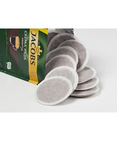 Jacobs Crema Strong Coffee Pads - 90 Senseo Compatible Utz-Certified 5-Pack (5 x 18 Drinks 118g) - Buy Online on GoSupps.com