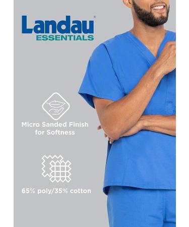 Landau Women's 3-Pocket Full-Length Lab Coat - White, Size 12 | Relaxed Fit, 4-Button Closure - Style 3155 - Buy Online on GoSupps.com