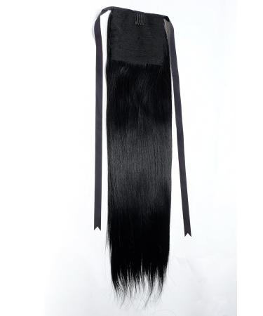 Wig Me Up C9429-1 Black Braid Ponytail Hair Extension - 60cm Smooth Fastening with Ribbon & Bracket | International Shipping Available - Buy Online on GoSupps.com
