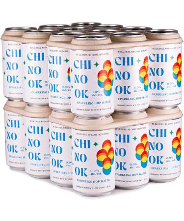 Chinook sparkling hop water 24x355mL - Buy Online on GoSupps.com