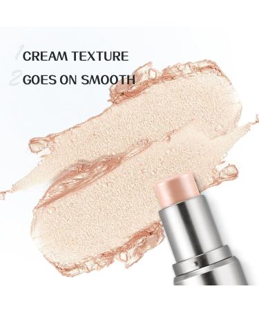 Boobeen Highlighter Makeup Stick - Cream Highlighter & Blush Stick for Face Contouring - Natural Translucent Illuminator with Dewy Finish 02# | International Shipping - Buy Online on GoSupps.com