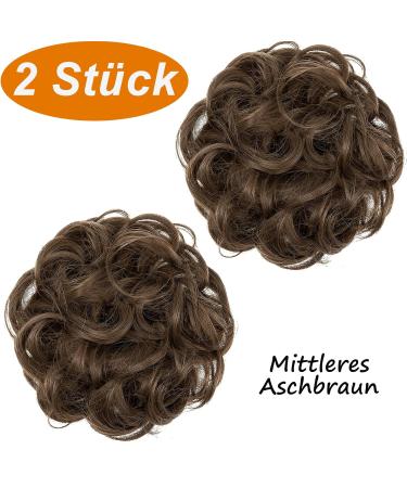 Jjstar 2-Piece Hair Part with Rubber Band - Updo Hair Ties & Extensions for Women & Girls - Perfect Messy Bun Accessory - Buy Online on GoSupps.com