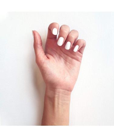 Maruxa Nail Foil - Like A Virgin | Chic White Opaque Self-Adhesive Nail Wraps | 20 Ultra-Thin Long-Lasting Designs - International Shipping Available - Buy Online on GoSupps.com