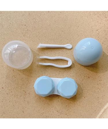 Nfegsiya Contact Lens Container Set - Cute Purple Case for Colored Contacts with Tweezers & Suction Rod - Ideal for Women | International Shipping - Buy Online on GoSupps.com