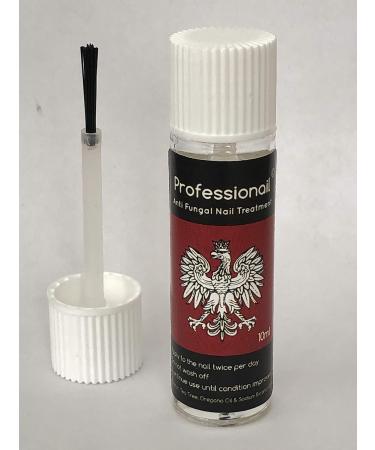 PROFESSIONAIL Anti Fungal Nail Treatment - 10ml - Stop Toenail & Fingernail Infections - Max Strength Fungus Remover - Discolouration Brittle Cream Cracked Nails- Extra Strength That Works! - Buy Online on GoSupps.com
