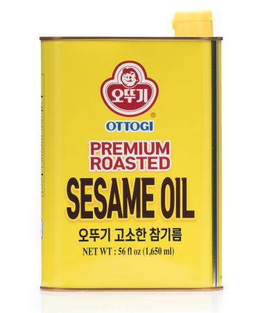 Premium Roasted Ottogi Sesame Oil (56 fl.oz.: 1650ml)