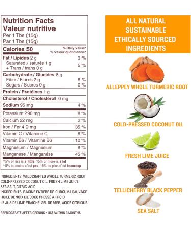 Truly Turmeric - Wildcrafted Fresh Turmeric Paste Original 235g/8oz - Buy Online on GoSupps.com