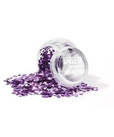 Snazaroo Bio Glitter Face and Body Paint Biodegradable Chunky Gliter Violet Colour 3g