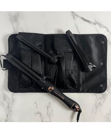 NuMe 3-in-1 Automatic Curling Iron Set | Professional Hair Curler with Interchangeable Tourmaline Ceramic Barrels for Beach Waves - Ideal for All Hair Lengths - Buy Online on GoSupps.com