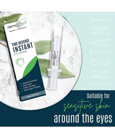 DERMAXGEN Puffy Eye Treatment - Instant Anti-Aging Eye Cream for Under-Eye Bags, Wrinkles, Dark Circles - 8ml - Buy Online on GoSupps.com