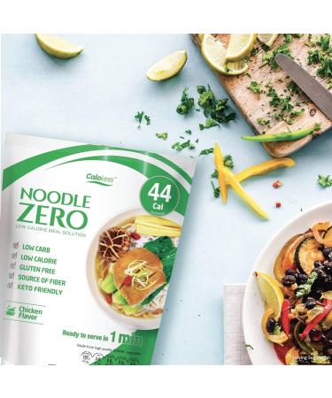 Caloless Konjac Shirataki Noodles 6-Pack - Low Calorie Healthy Chicken Flavor Variety Pack | Gluten-Free, Keto Snacks, Non-GMO, Low Carb, Diabetic-Friendly - Buy Online on GoSupps.com