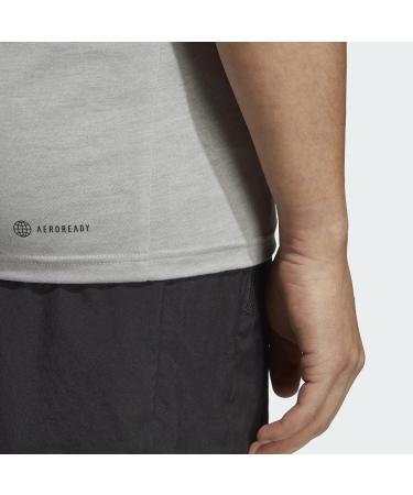 Buy adidas Male Adult Train Essentials Feelready Training Tank Top - Sleeveless in Medium Grey Heather/White/Black | International Shipping Available - Buy Online on GoSupps.com
