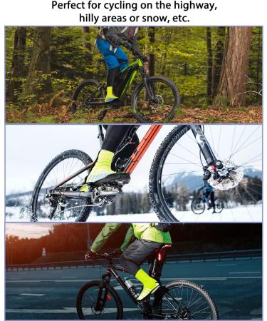 Sportneer Waterproof Thermal Cycling Shoe Covers - Windproof Bicycle Shoe Protectors - Large - Buy Online on GoSupps.com