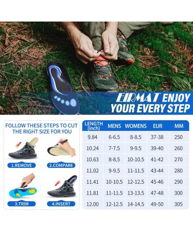 Plantar Fasciitis Insoles & Arch Support Inserts - Relief for Men & Women | Orthotic Inserts for Flat Feet & High Arch - Comfortable Shock-Absorbing Foot Pain Relief - Buy Online on GoSupps.com