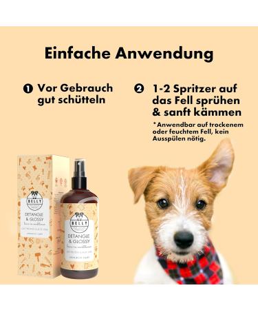 Cozy & Soft Dog Fur Spray - 250ml Aloe Vera De-Filter Spray for All Breeds - Belly Depreciation & Oat Protein Care - Buy Online on GoSupps.com