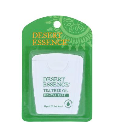 Dental Tape Tea Tree Oil Waxed 30 Yds (27.4 m) - Desert Essence