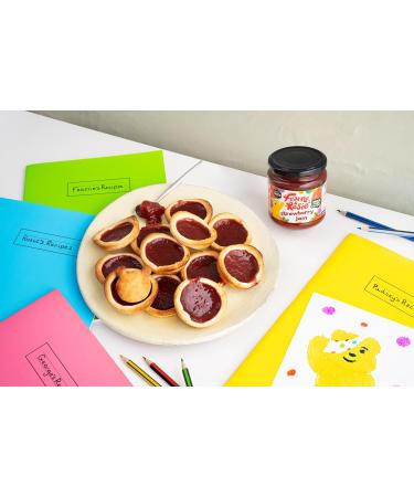 Fearne & Rosie Strawberry Jam award-winning more fruit and 40% less sugar vegan gluten-free 100% natural ingredients no palm oil no concentrates and a 310g jar - Buy Online on GoSupps.com
