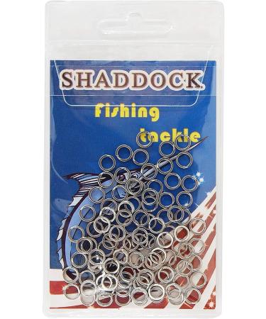 100pcs Heavy Duty Stainless Steel Double Split Rings Fishing Tackle 2#-9# Connectors - Buy Online on GoSupps.com