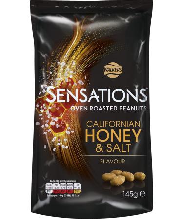 Sensations Californian Honey and Salt Oven Roasted Peanuts 145 g - Buy Online on GoSupps.com