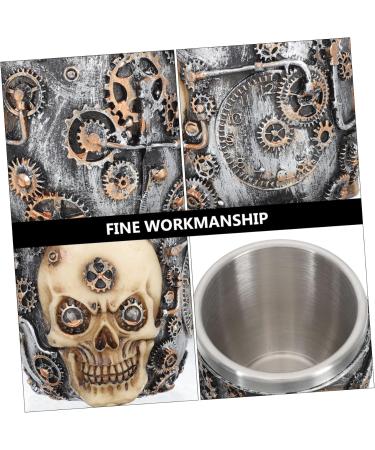 Frcolor Stainless Steel Shaving Cup - Foam Shell Razor Holder for Men | Durable Soap Bowl & Brush Tool - Buy Online on GoSupps.com