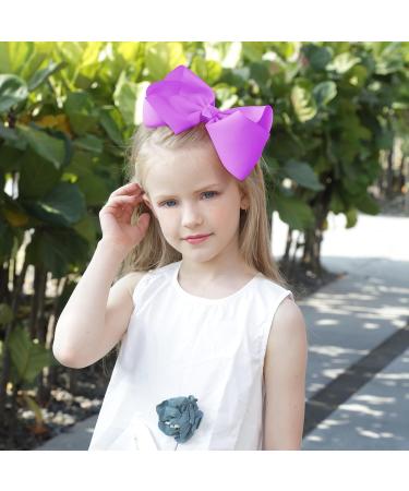 20pcs 6inch Hair Bows for Girls - Cute Grosgrain Ribbon Alligator Clips for Baby, Toddlers, Kids - Hair Accessories Pack - Buy Online on GoSupps.com