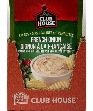 Club House Dry Sauce/Seasoning/Marinade Mix Salad N Dip French Onion 28g Case Pack 12 Count - Buy Online on GoSupps.com