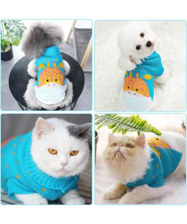 Buy Actoys Cat Sweater - Warm Winter Clothing for Cats | Stylish Blue Pet Sweaters - Buy Online on GoSupps.com