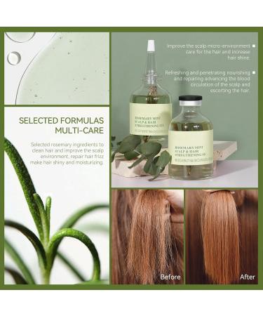  G n rique Hair Growth Oil With Rosemary | 50ml Nourishing Scalp Oil For Hair Strengthening | All-Purpose Hair Care Oil For Women And Men | Refreshing Formula For Natural Hair Growth - Buy Online on GoSupps.com