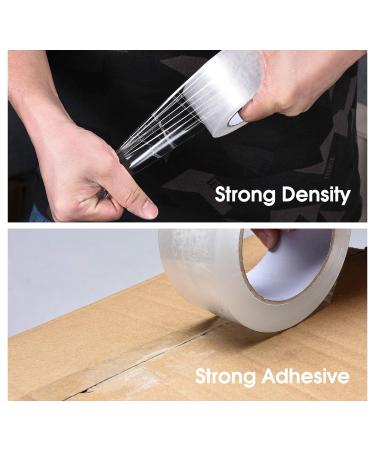 Pacific Mailer Clear Packing Tape Heavy Duty Packaging Carton Tape for Shipping Packaing Moving Sealing 2 Inch Wide 2.7mil Thickness 65 Yards Per Roll Pack of 6  - Buy Online on GoSupps.com