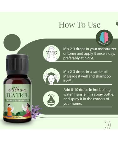 Satthwa Tea Tree Essential Oil (15ml) - Buy Online on GoSupps.com