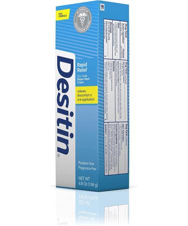 Desitin Daily Defense Baby Diaper Rash Cream with Zinc Oxide - Treat, Relieve & Prevent Rash - Hypoallergenic, Paraben-Free - 4.8 oz - Buy Online on GoSupps.com