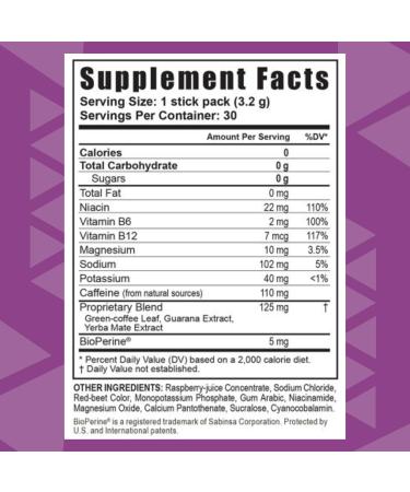 Youngevity ElectroFuel Raspberry - Natural Energy Drink Mix | Electrolyte Powder for Energy & Hydration - 30 Sticks - Buy Online on GoSupps.com