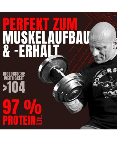  POWERSTAR FOOD Powerstar 100% CFM Whey Isolate 1kg | 96.5% Dry Protein | Protein Powder for Bodybuilding | Made in Germany | High-Dose Protein Powder Made with Pasture-Raised Milk | Natural - Buy Online on GoSupps.com