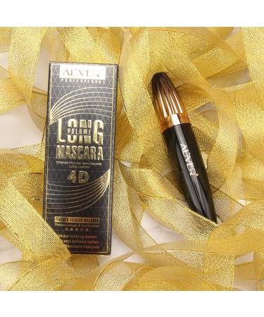 4D Silk Fiber Waterproof Mascara for Volume & Length - Black Mascara for Thicker, Long-Lasting, Curly Eyelashes - Buy Online on GoSupps.com