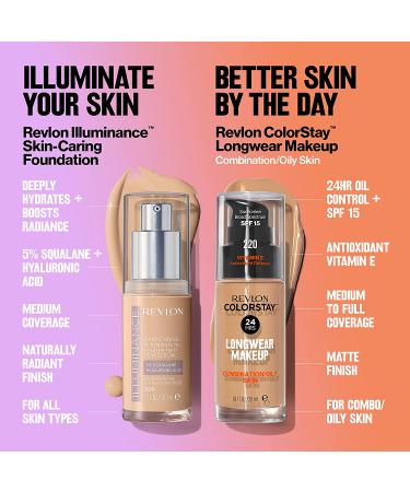 Revlon Illuminance Hyaluronic Acid Liquid Foundation - 117 Light Beige (1 Pack) - Buy Online on GoSupps.com