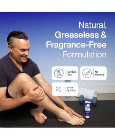 Epsom-It Calming Foot Lotion - Soothing Magnesium Cream for Sore Feet Ankles & Cracked Heels | 3.5oz Topical Epsom Salt Relief - Buy Online on GoSupps.com