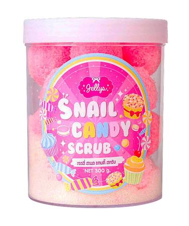 JELLYS Snail Body Scrub Exfoliating Scrub & Mask for Nourishing Gently Exfoliate & Moisturize Skin Deep Cleansing and Detoxifying Lifts Away Dead Skin Cells to Reveal Smooth Healthy Skin 300 G.
