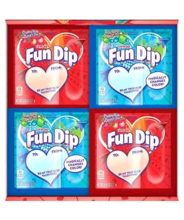 Razz Apple and Cherry Yum Fun Dip 60pk - 0.43oz Pack of 1 | Assorted Flavored Candy Sticks for Kids | Perfect Party Favors - Buy Online on GoSupps.com