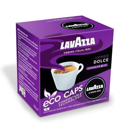 Lavazza A Modo Mio Caff Crema Lungo Dolcemente Lot of 5 5 x 16 Capsules - Buy Online on GoSupps.com