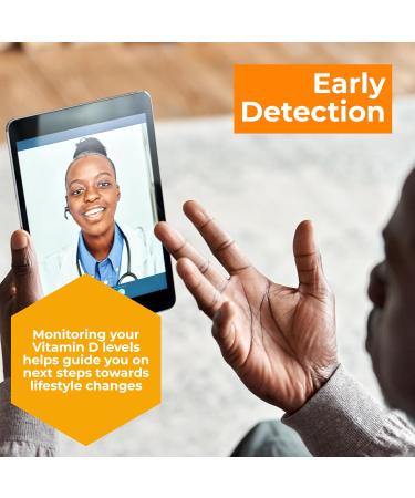 at Home Vitamin D Test Kit - Easy to Use & Accurate Blood Test for 25(OH) D Levels to Test for Vitamin Deficiencies - CLIA Certified Labs - Buy Online on GoSupps.com