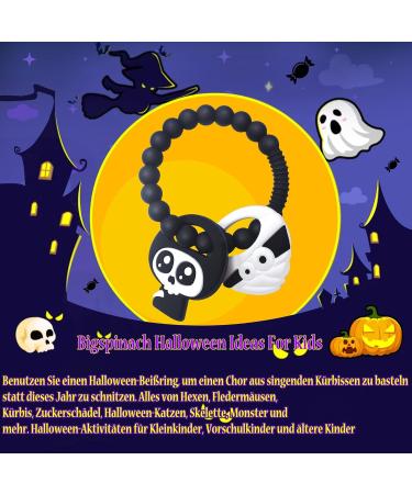Halloween Baby Teether | Silicone Gothic Baby Teether Toy for Infants - Buy Online on GoSupps.com