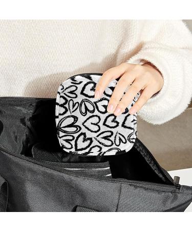 Shop Women's Bonds Storage Bags - Seamless Heart Pattern Period Kit Bag for Girls - Stylish Feminine Product Organizer - Buy Online on GoSupps.com