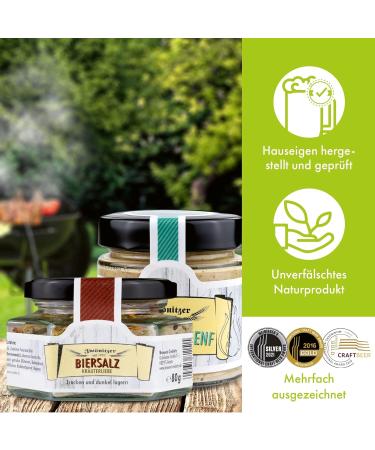 Brauerei Zw nitz Bere Salt - Premium Beer Spice Mixture | Perfect Gift for Beer Lovers Gourmets & Grill Enthusiasts - Buy Online on GoSupps.com