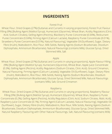 Go Ahead Crispy Fruit Slice Forest Fruit Apple Raspberry 3 pack (12 bars in total) - Buy Online on GoSupps.com