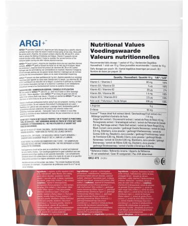 Forever Living Products ARGI+ 30 sachets per bag delicious berry flavor 5 g Larginine per serving glutenfree - Buy Online on GoSupps.com