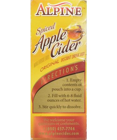 Alpine Mix Cider Orig 10ct - 7.4 oz | Premium Quality Cider Mix | Shop Now - Buy Online on GoSupps.com