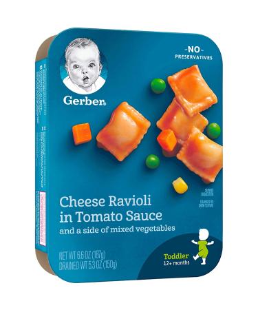 Gerber Graduates Cheese Ravioli in Tomato Sauce with Mixed Vegetables 6.6 oz - Pack of 8 - Buy Online on GoSupps.com