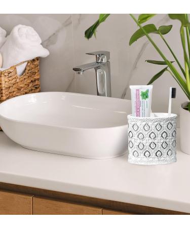 Popular Bath Monaco Toothbrush Holder - White | Stylish Bathroom Organizer - Buy Online on GoSupps.com